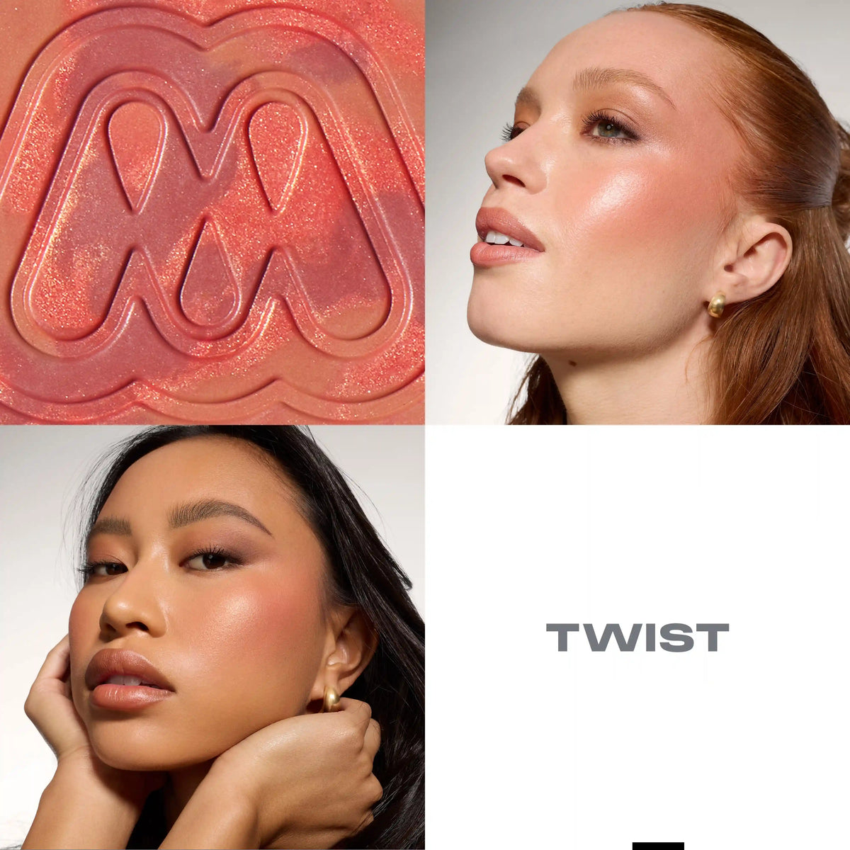 Peach Cloudlight Soft Glow Diffused Blush & Lip Filter Hydroplump Soft Matte Lipstick Bundle