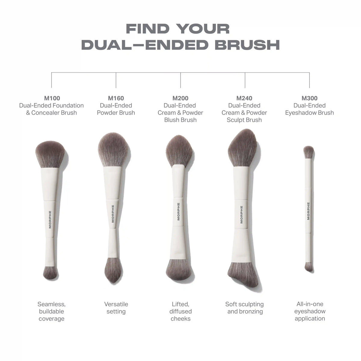 M160 Dual-Ended Powder Brush
