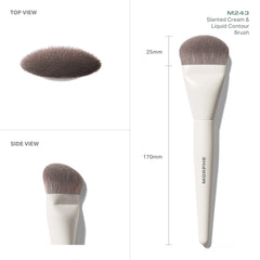 M243 Slanted Cream & Liquid Contour Brush