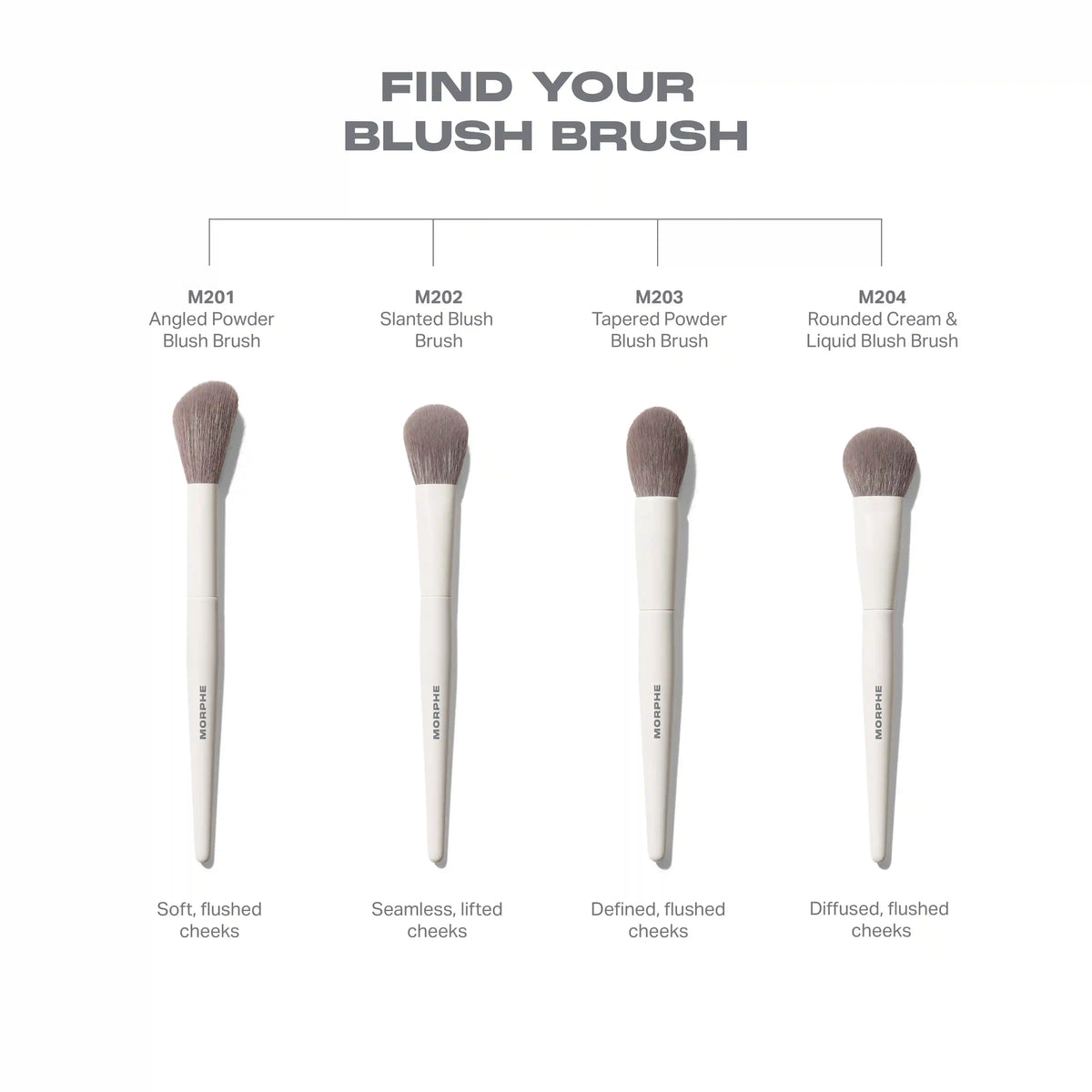 M201 Angled Powder Blush Brush