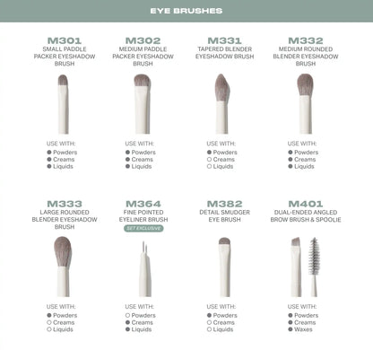 Ready Set Pro Brush Set + Eyeshadow Palette