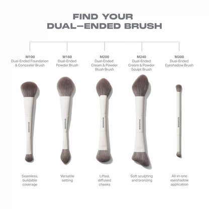 M100 Dual-Ended Foundation & Concealer Brush