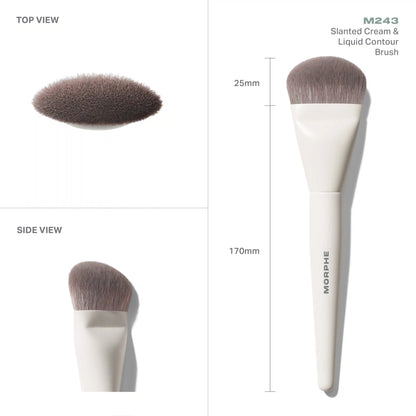 M243 Slanted Cream & Liquid Contour Brush