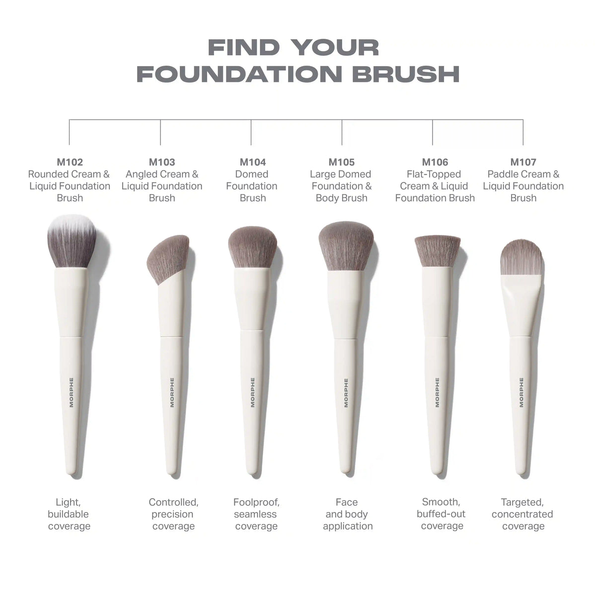 M105 Large Domed Foundation & Body Brush